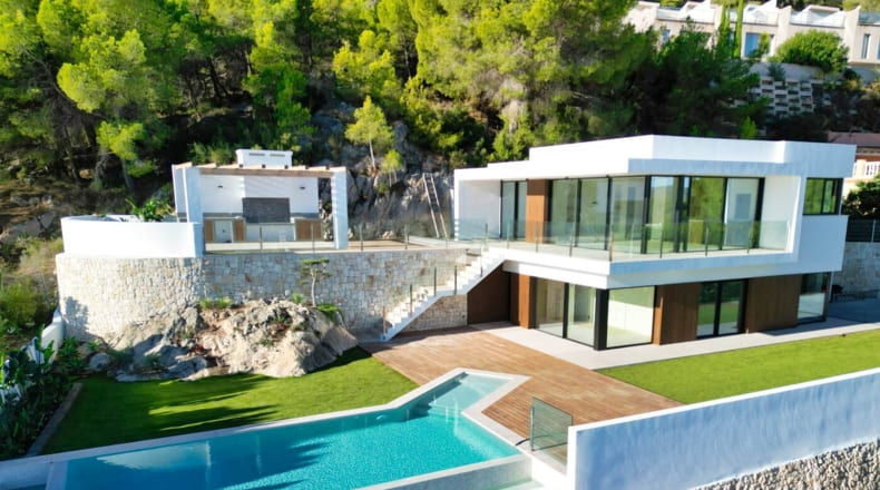 Villa de lujo con un estilo moderno e innovador,