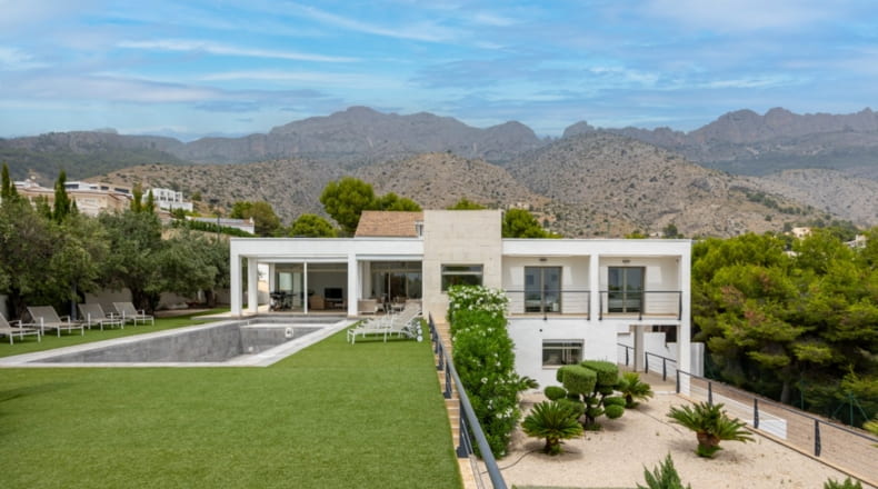 Impresionante villa con vistas panorámicas